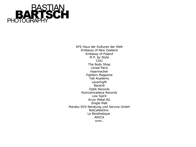 Bastian Bartsch | Photography